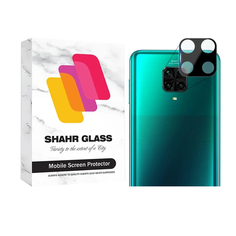 محافظ لنز دوربین  شهر گلس مدل FULLENSS مناسب برای گوشی موبایل شیائومی Redmi Note 9S / Redmi Note 10 Lite 4G / Poco M2 Pro