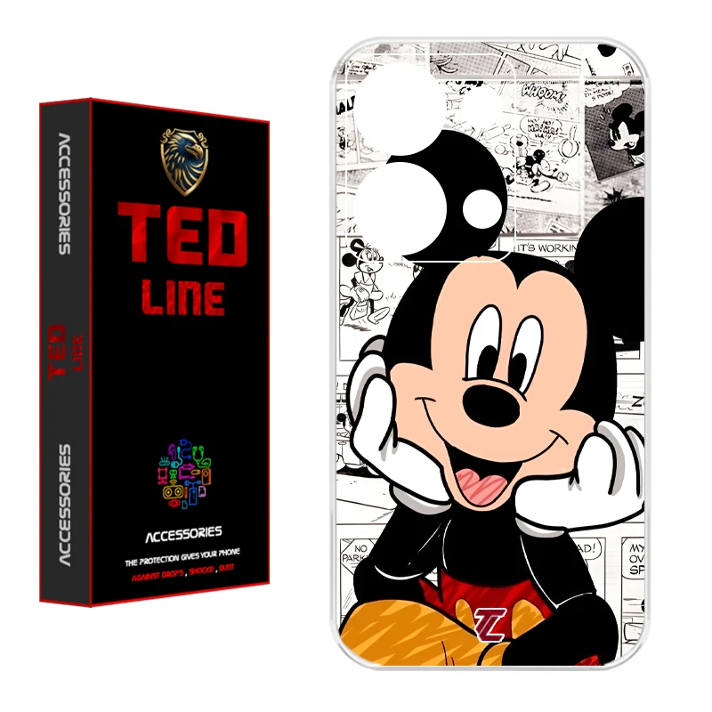 کاور تدلاین طرح میکی موس کد 1151 مناسب برای گوشی موبایل شیائومی Redmi Note 13 Pro 4G / Poco M6 Pro