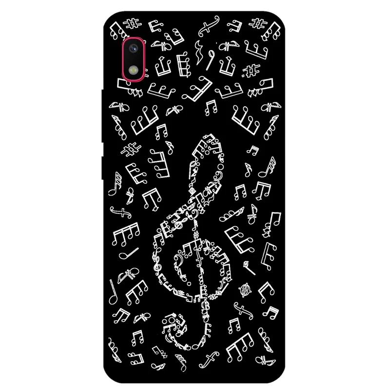 کاور مگافون طرح نوت موسیقی مدل 1370 مناسب برای گوشی موبایل سامسونگ Galaxy A10 E   