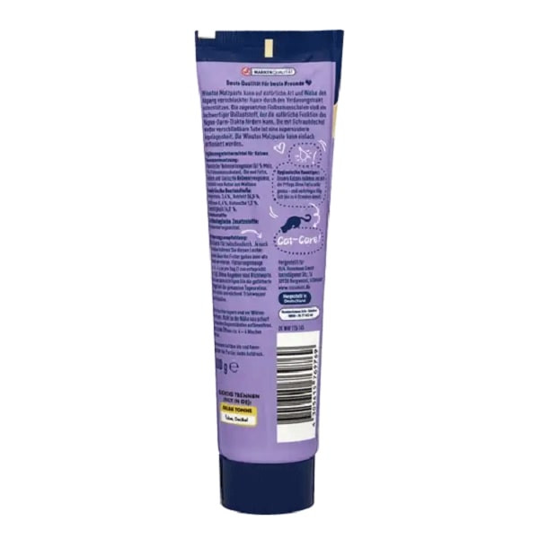 خمیر مالت گربه وینستون مدل آنتی هیربال وزن 100 گرم