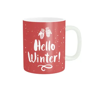 ماگ مدل طراحی گرافیکی زمستانی کد 1455