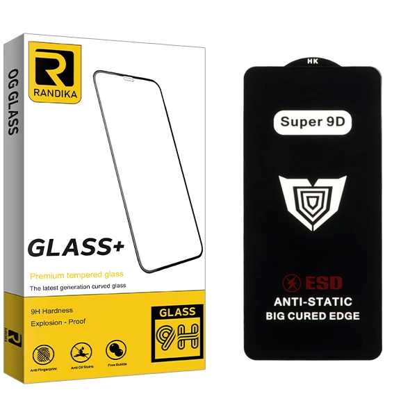 محافظ صفحه نمایش راندیکا مدل Super 9D RK مناسب برای گوشی موبایل سامسونگ Galaxy A10 / A10s