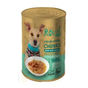 کنسرو غذای سگ رویال کوکو مدل چانک طعم مرغ وزن ۳۸۰ گرم