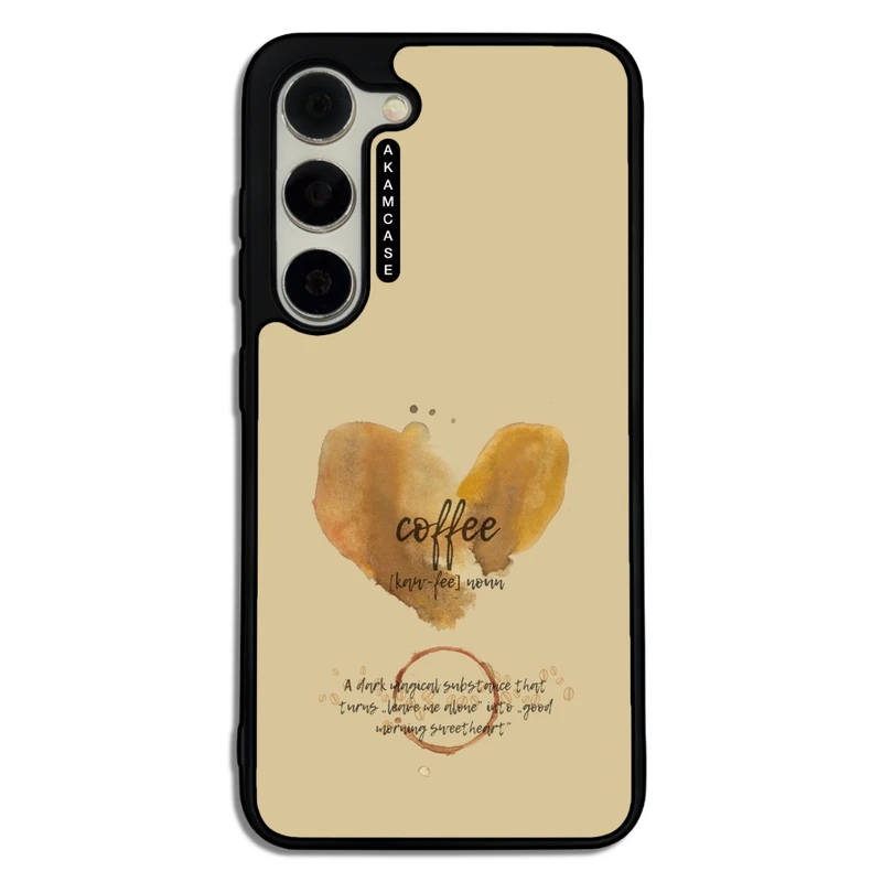 کاور آکام مدل AMC-WSGS23-COFFEE-15 مناسب برای گوشی موبایل سامسونگ Galaxy S23