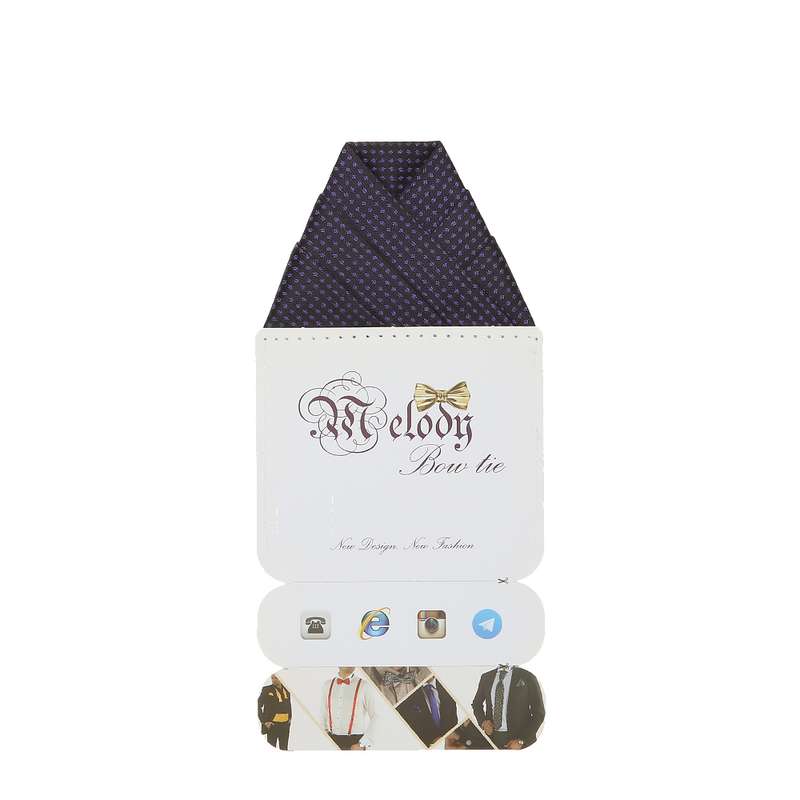 دستمال جیب مردانه ملودی مدل PS5107MSGprpl