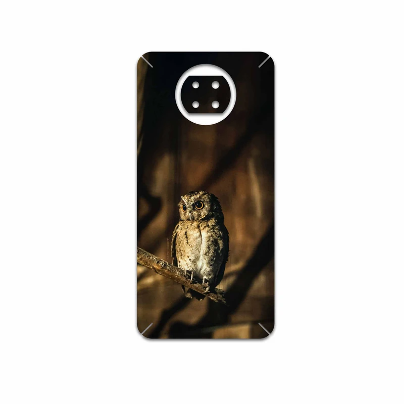 برچسب پوششی ماهوت مدل Owl مناسب برای گوشی موبایل شیائومی Redmi Note 9T