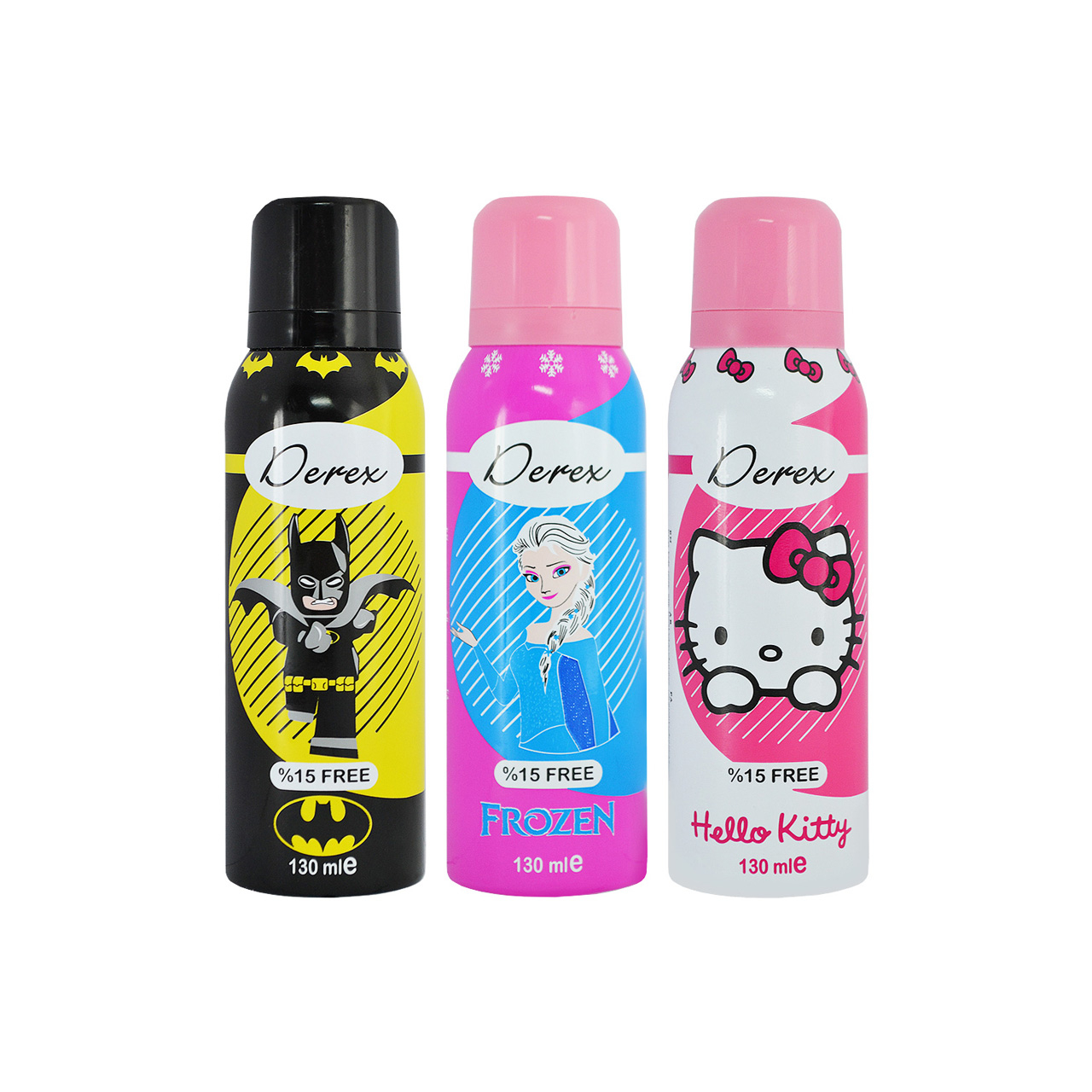 اسپری بدن کودک دریکس مدل 6304 حجم 130 میلی لیتر مجموعه 3 عددی