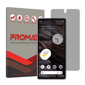 Promate Resistant model Privacy screen protector suitable for Google Pixel 7a mobile phone