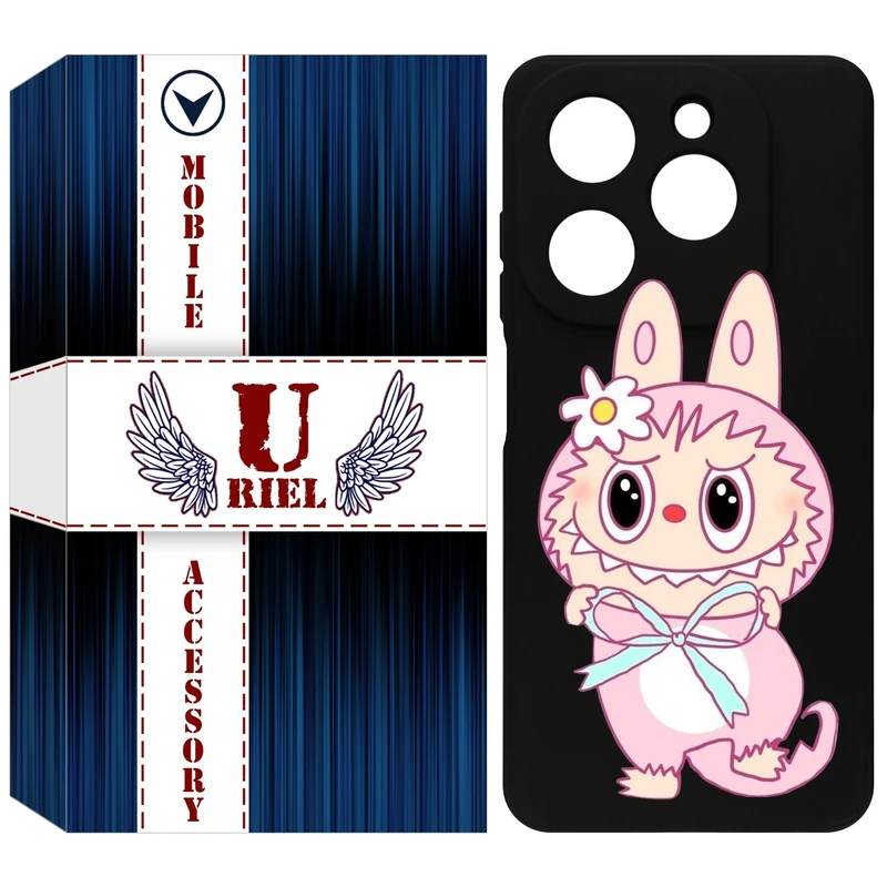 کاور یوریل مدل KSH کد 146 طرح عروسک لبوبو مناسب برای گوشی موبایل تکنو Spark 20 / Spark Go 2024