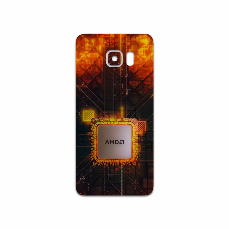 برچسب پوششی ماهوت مدل AMD Brand مناسب برای گوشی موبایل سامسونگ Galaxy S6 Edge Plus