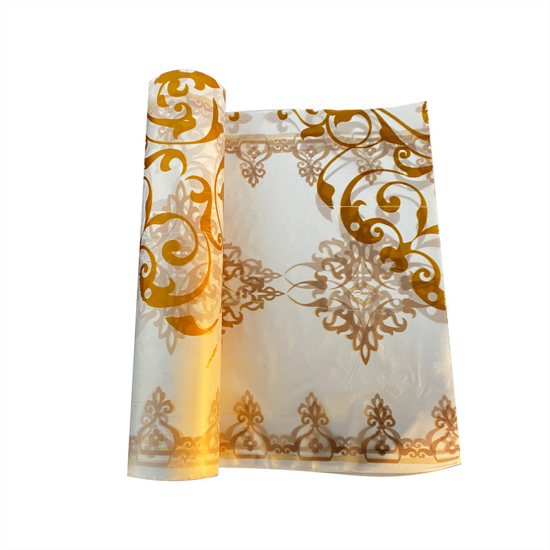 سفره یکبار مصرف فیلجون مدل مجلسی طلا کوب رول 15 متری