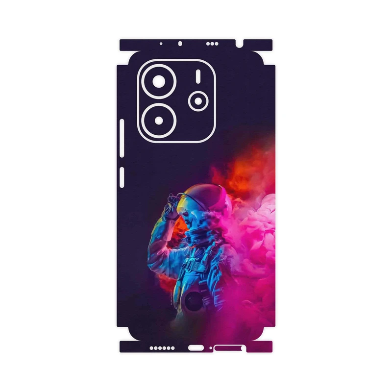 برچسب پوششی ماهوت مدل Smoke Rainbow Digital Art 1-FullSkin مناسب برای گوشی موبایل شیائومی Redmi Note 14 4G
