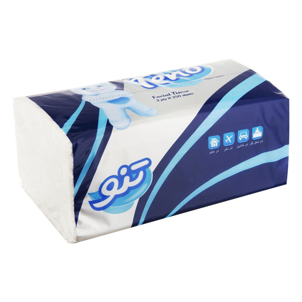 دستمال کاغذی تنو مدل میکس مجموعه 8 عددی
