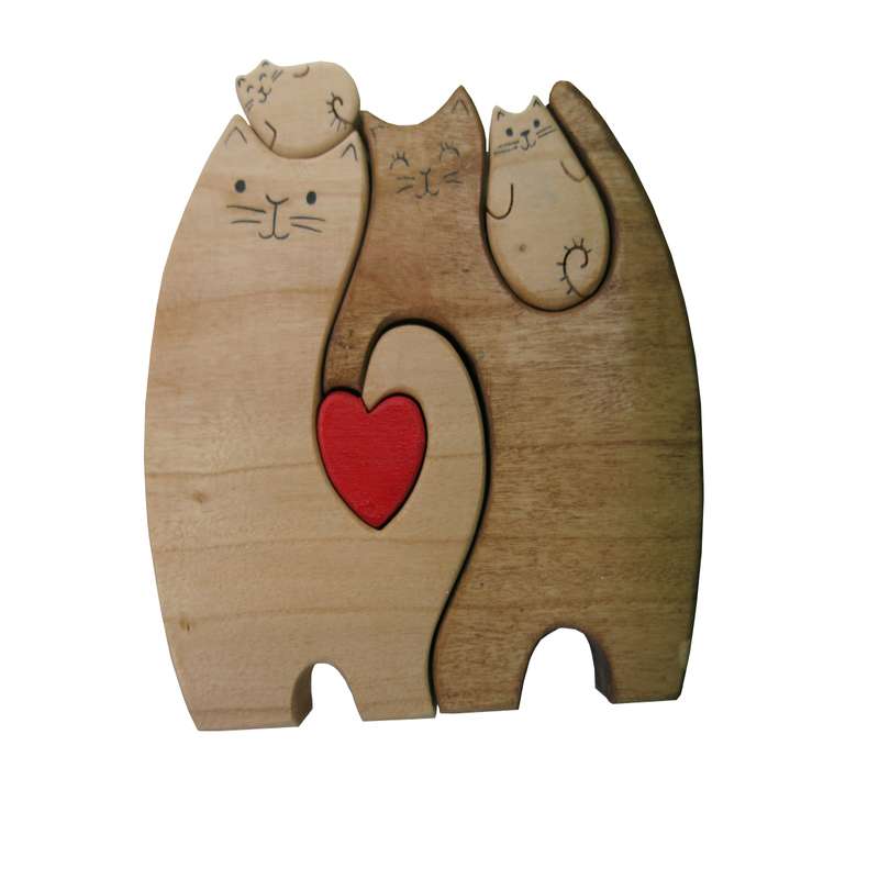 مجسمه چوبی مدل 08 مجموعه 5 عددی