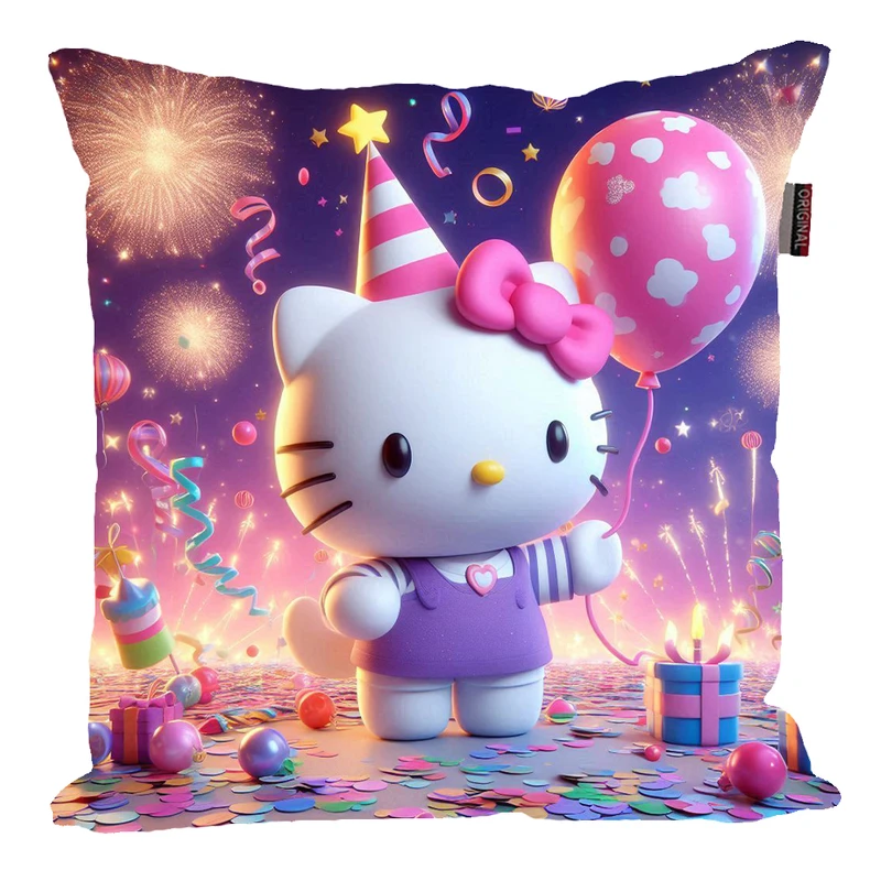 کوسن پاد آفرین مدل کیتی طرح جشن تولد کد B809