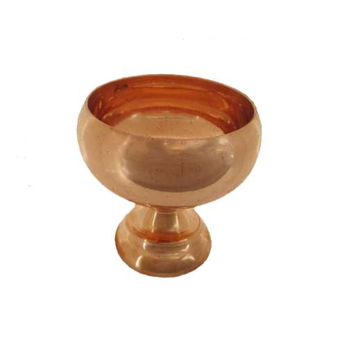 بستنی خوری مسی مدل آینه ای کد ZH137