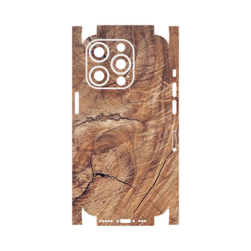 برچسب پوششی ماهوت مدل Wood Texture 5-FullSkin مناسب برای گوشی موبایل اپل iPhone 14 Pro