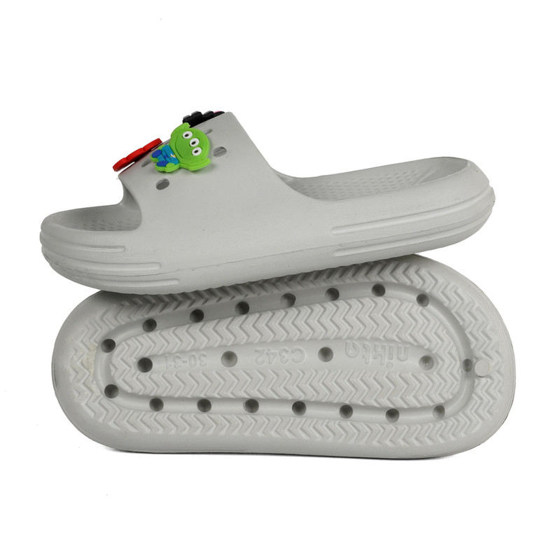 دمپایی زنانه نیکتا مدل LOVE-93 رنگ طوسی