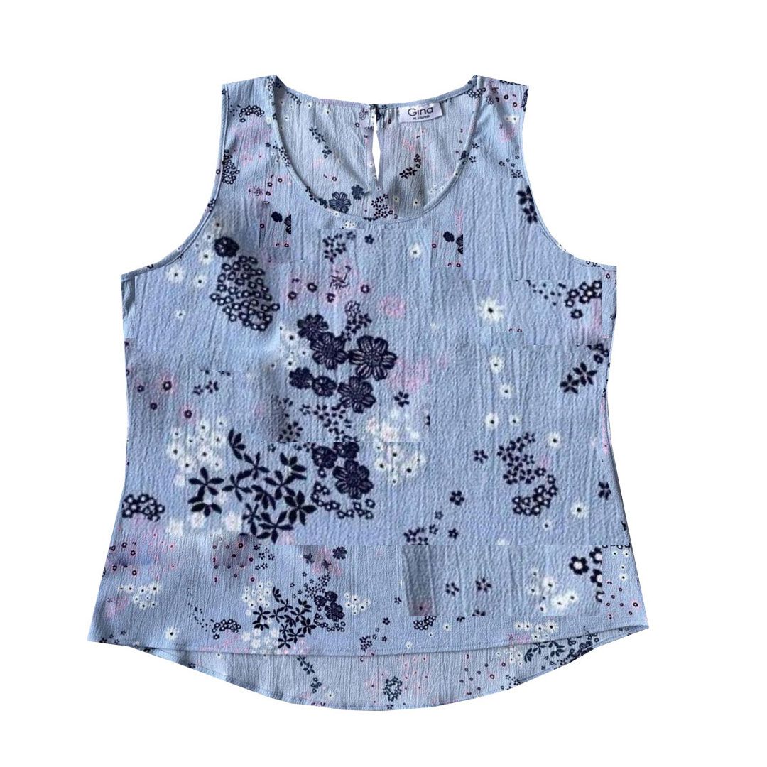 تاپ زنانه جینا مدل گلدار کد 4350 -  - 1