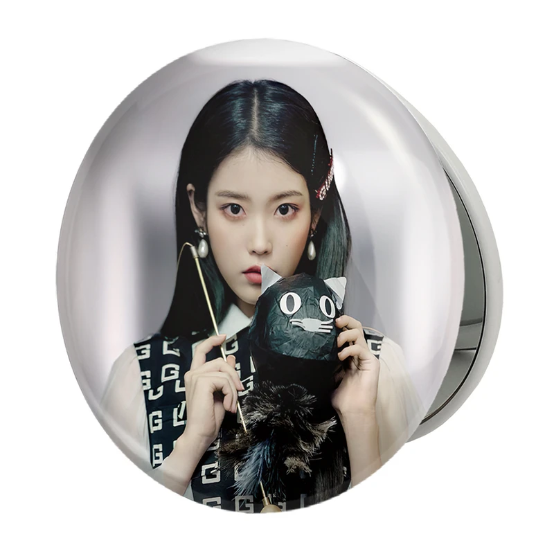 آینه جیبی خندالو طرح آیو IU مدل تاشو کد 19757 