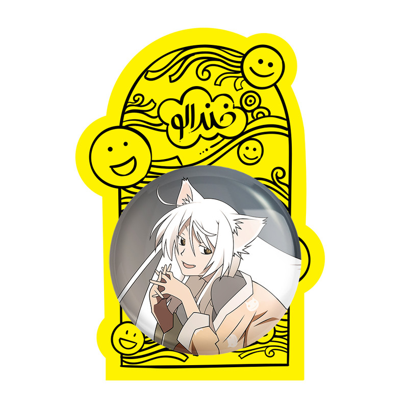 آینه جیبی خندالو طرح هانئکاوا نکو انیمه مونوگاتاری مدل تاشو کد 16182