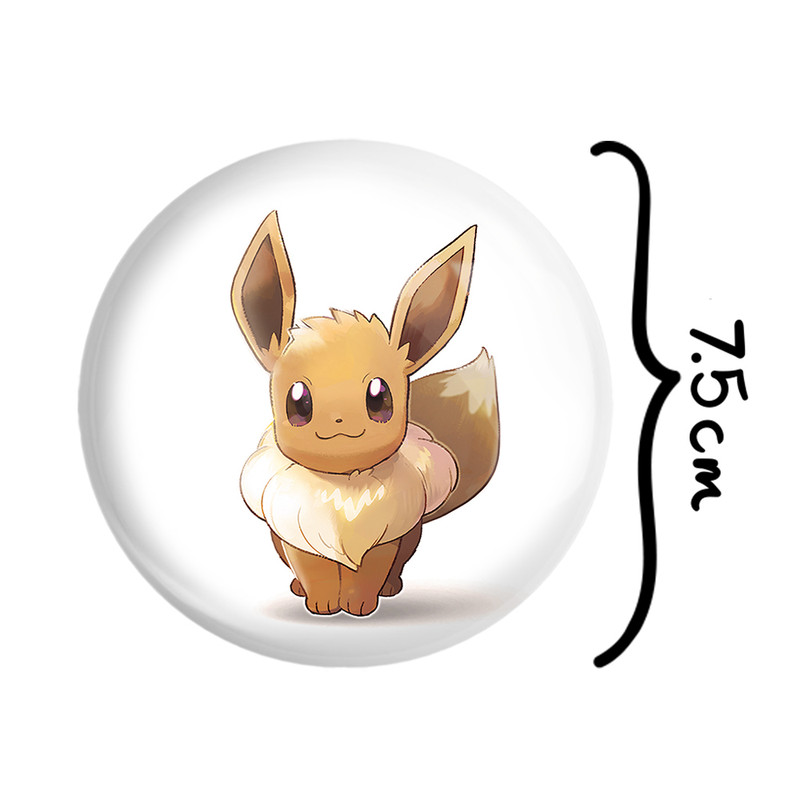 آینه جیبی خندالو طرح ایو انیمه پوکمون مدل تاشو کد 17409