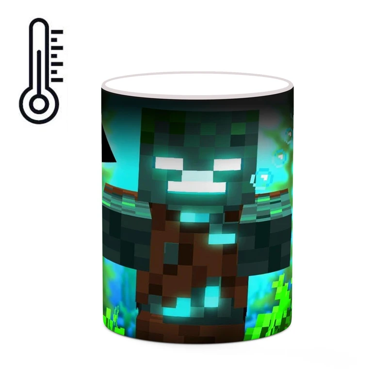 ماگ حرارتی کاکتی طرح ماینکرافت minecraft مدل mgh41517