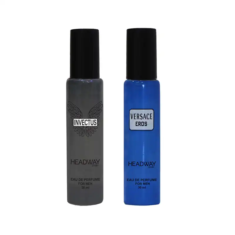 عطر جیبی مردانه هدوی استوری مدل ورساچ اروس و پاکو رابان اینوکتوس حجم 30 میلی لیتر مجموعه 2 عددی