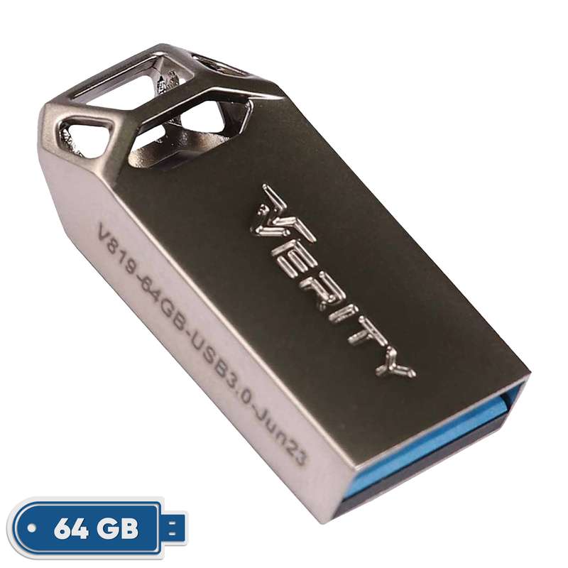 فلش مموری وریتی مدل V-819 ظرفیت 64 گیگابایت با رابط USB فلش مموری وریتی مدل V-819 ظرفیت 64 گیگابایت با رابط USB