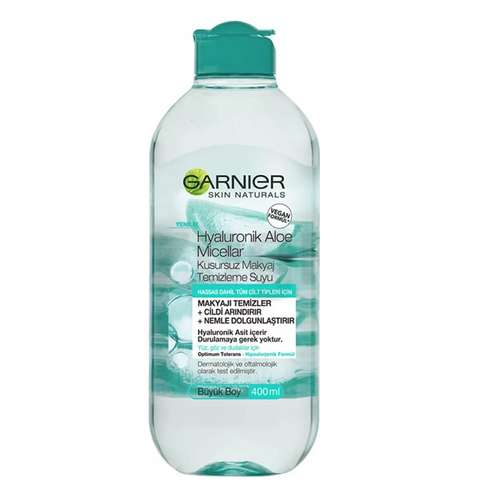 محلول پاک کننده آرایش دوفاز گارنیه مدل آلوئه ورا حجم 400 میلی لیتر