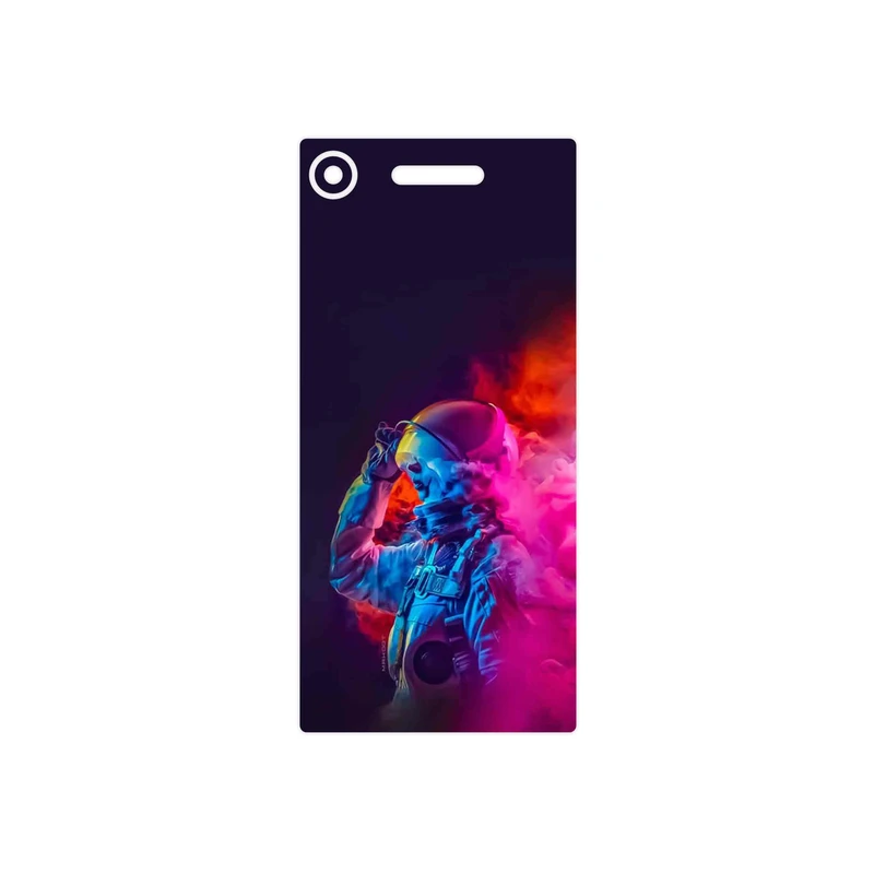 برچسب پوششی ماهوت مدل Smoke Rainbow Digital Art 1 مناسب برای گوشی موبایل سونی Xperia XZ1