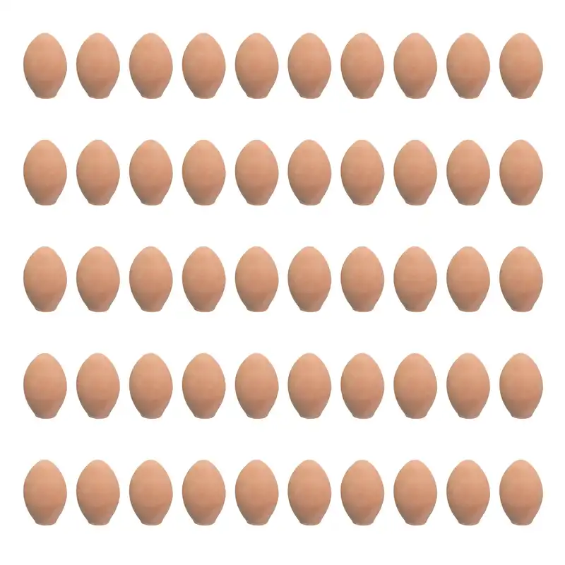 تخم مرغ سفالی خام کد T50 بسته 50 عددی