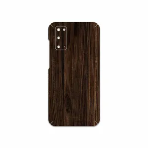 MAHOOT Dark Walnut Wood Cover Sticker for Samsung Galaxy S20