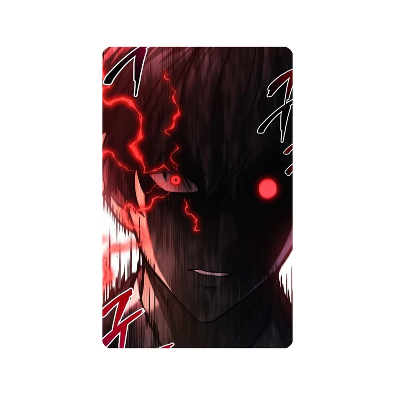 استیکر کارت مدل انیمه طرح سولو لولینگ سونگ جین وو solo leveling sung jin woo کد 5296