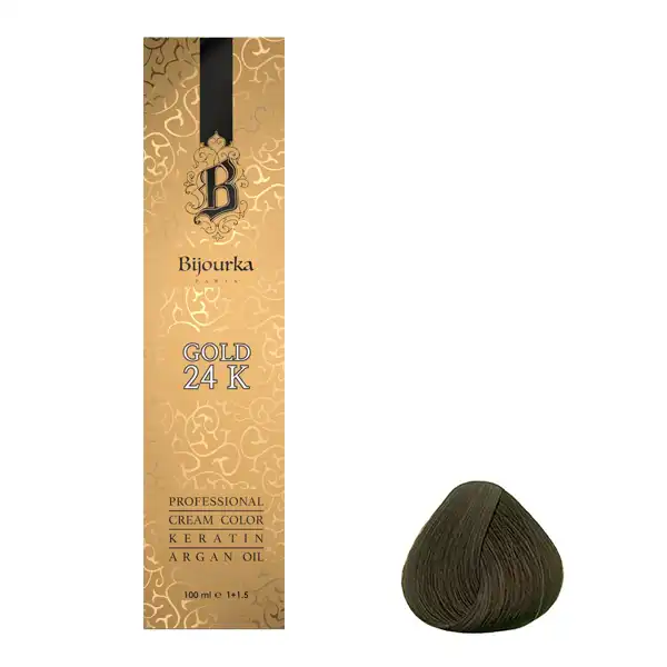 رنگ مو بیجورکا شماره 5/1 حجم 100 میلی لیتر رنگ قهوه ای خاکستری روشن