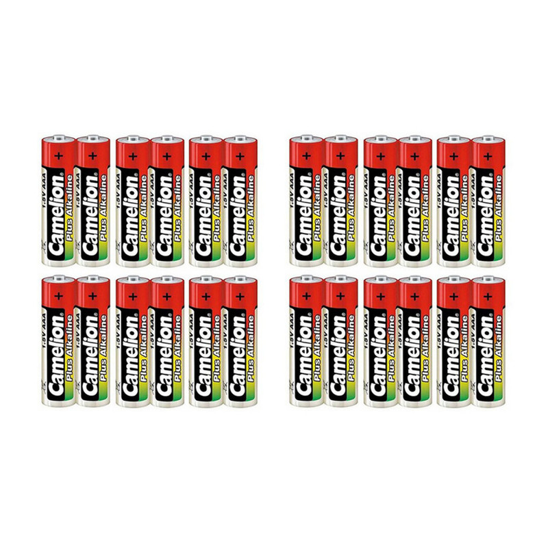 باتری نیم قلمی کملیون مدل Plus Alkaline کد 4 بسته 24 عددی