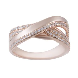   انگشتر نقره زنانه بازرگانی میلادی کد AWR-354