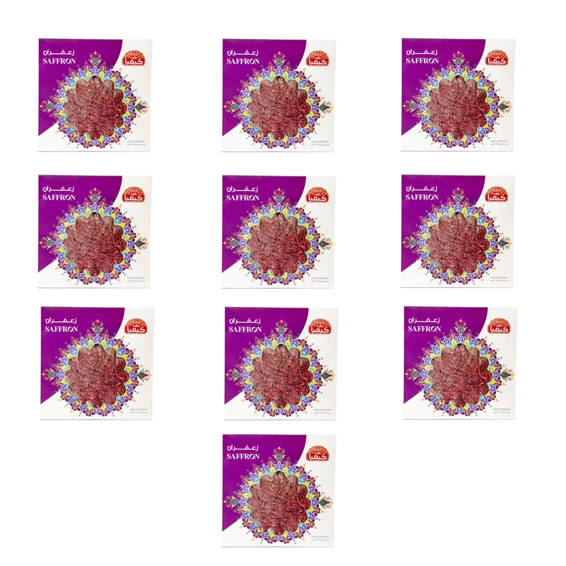 زعفران نگین کیمیا طلایی - 1 مثقال بسته 10 عددی
