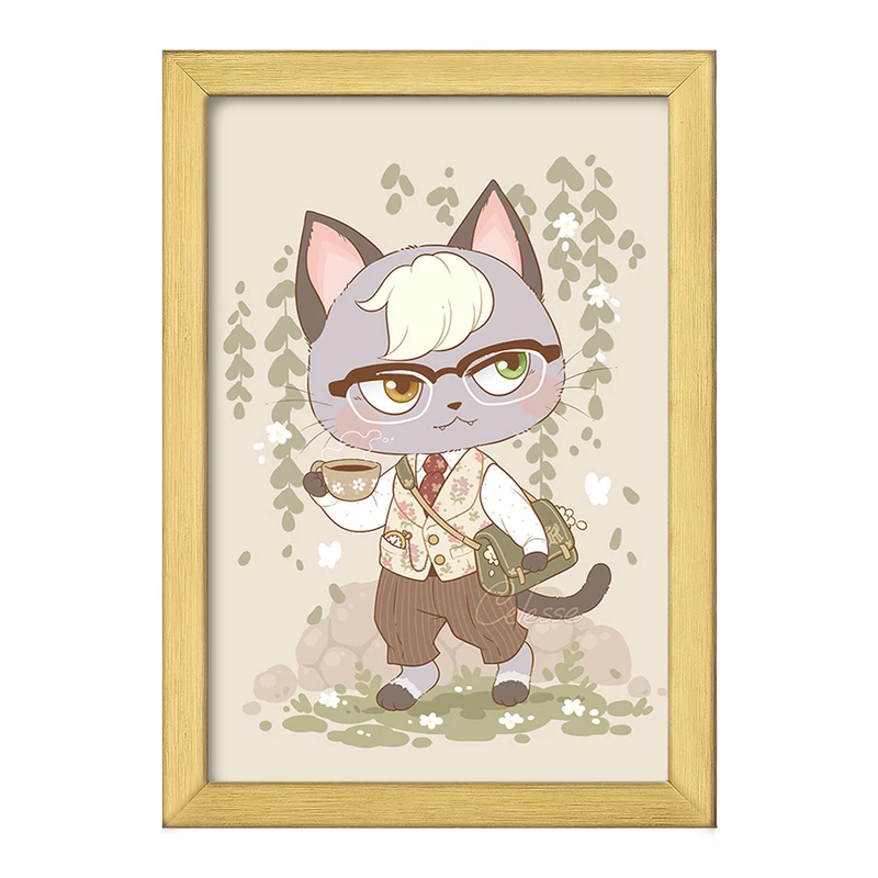 تابلو خندالو طرح بازی انیمال کراسینگ (Animal Crossing) کد 32671