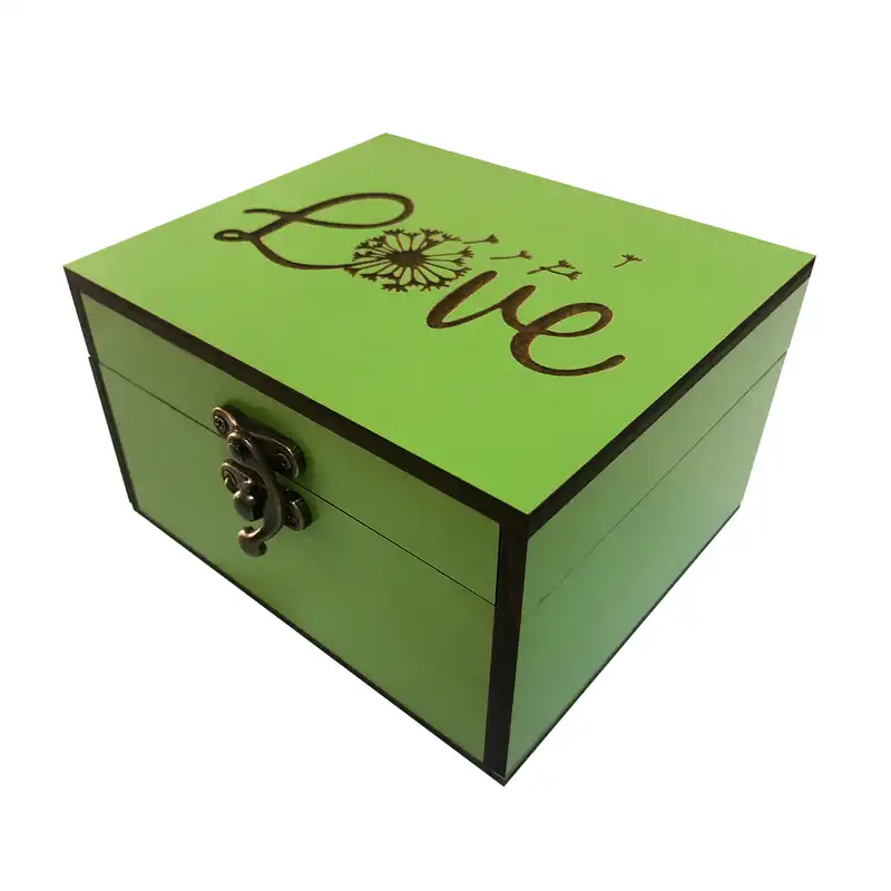 جعبه هدیه چوبی مدل b9