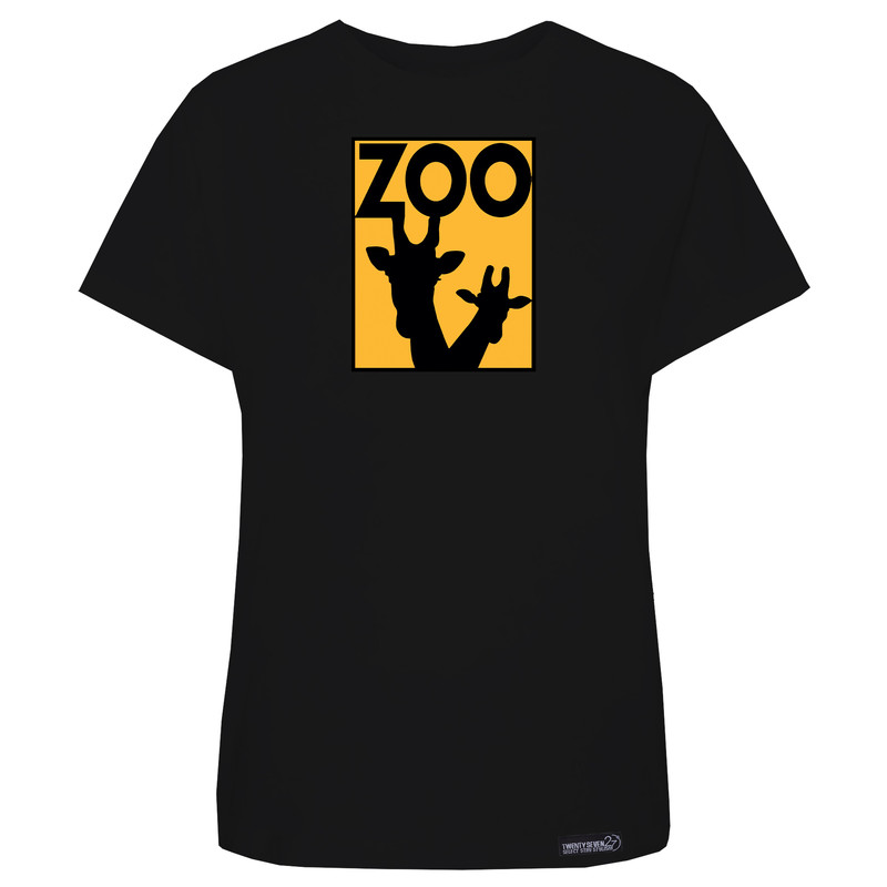 تی شرت آستین کوتاه زنانه 27 مدل Zoo Yellow کد MH1599