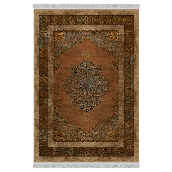 فرش پارچه‌ای دفه مدل فرشینه طرح مدرن کد 950