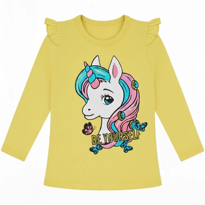 تی‌شرت آستین بلند دخترانه مدل GTR-548