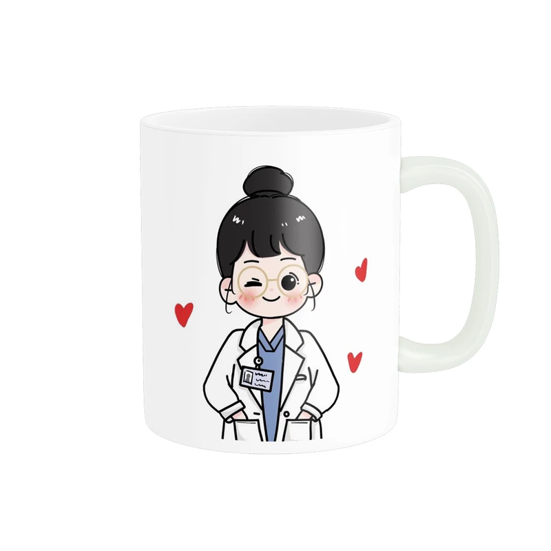 ماگ پادآفرین مدل روز پرستار مبارک کد p1731