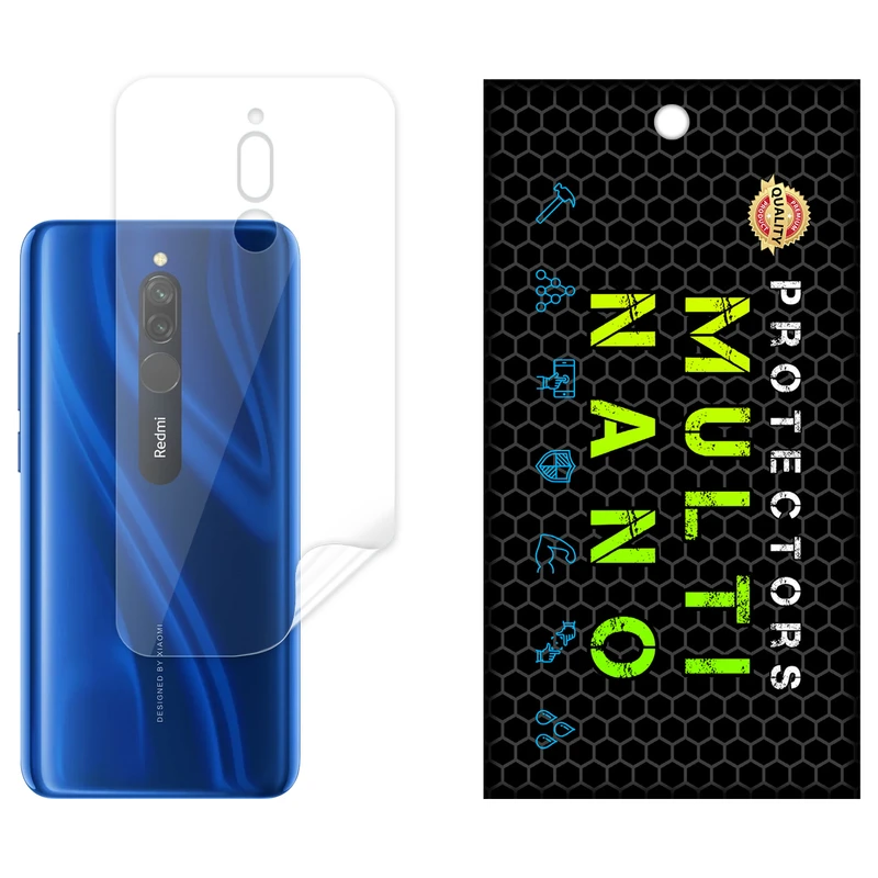 محافظ پشت گوشی شفاف نانو هیدروژل مولتی نانو مدل X-F1T مناسب برای گوشی موبایل شیائومی Redmi 8