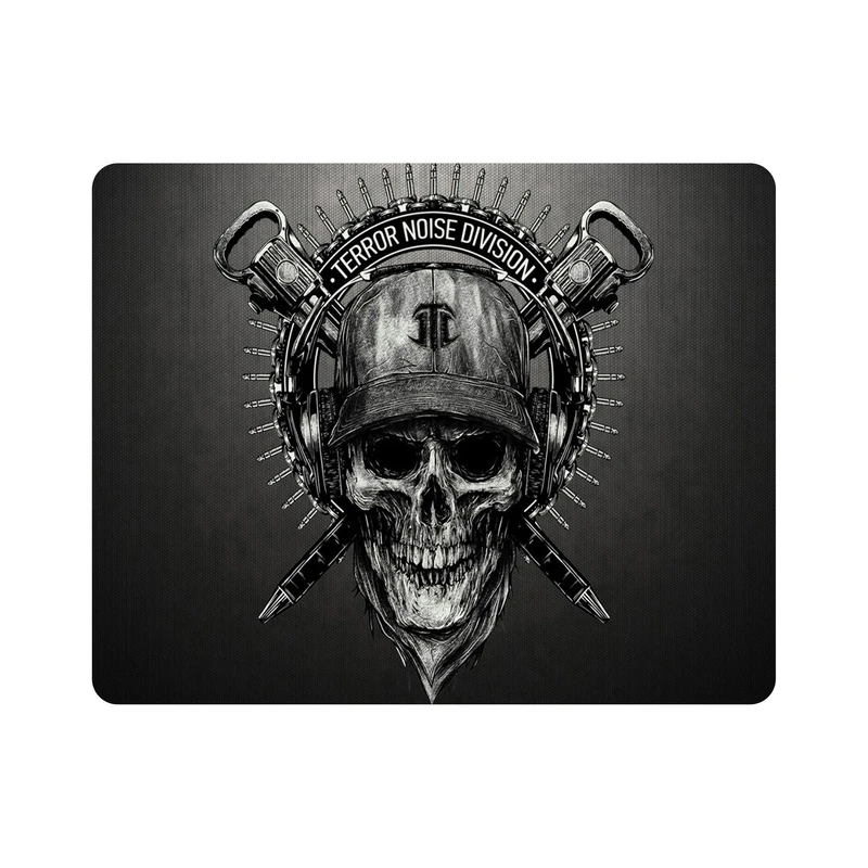 ماوس پد اطلس آبی طرح جمجمه اسکلت انسان  مدل T1316