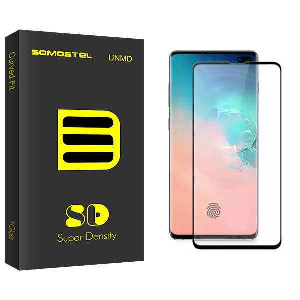 محافظ صفحه نمایش شیشه ای سوماستل مدل SD FLGL مناسب برای گوشی موبایل سامسونگ Galaxy S10 Plus