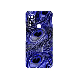 MAHOOT Purple Feather Cover Sticker for Infinix Hot 11s