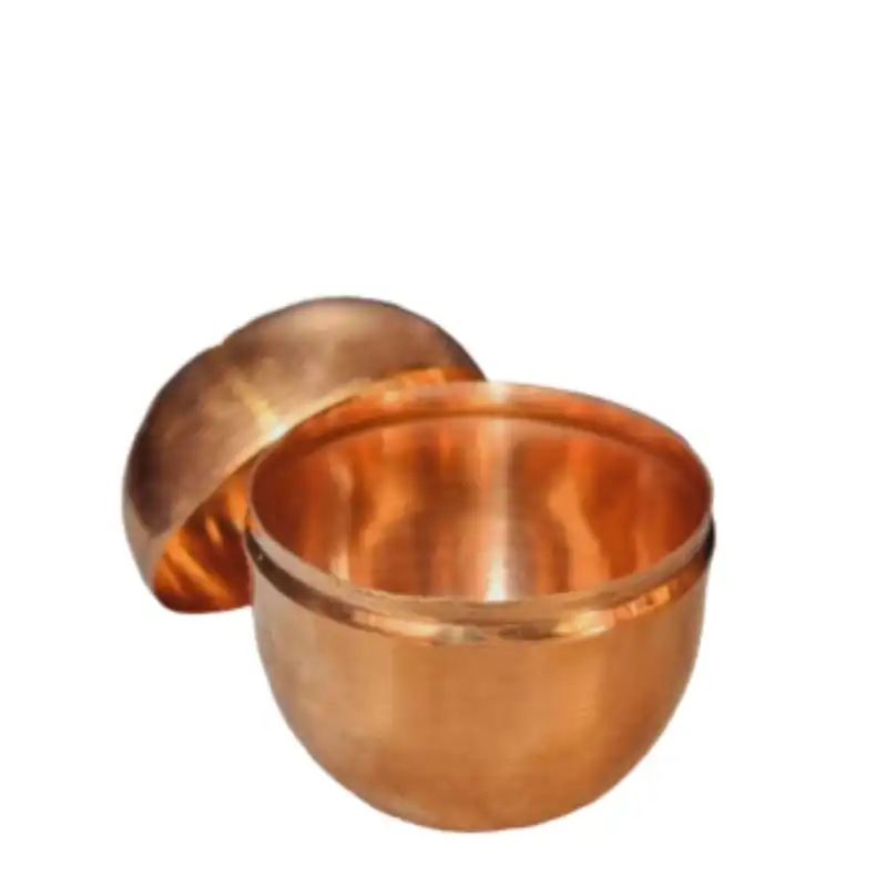 قندان مسی طرح سیب مدل روشا