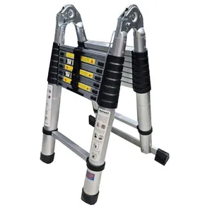 نردبان 8 پله تلسکوپی دوطرفه باس مدلLIFE STYLE-ladder2w